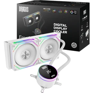 Frostbite 240 Intel-Amd 240MM Isı Göstergeli Argb Beyaz Sıvı Soğutucu
