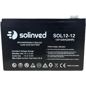 12V 12AH Ups ve Alarm Aküsü 2 Yıl Garantili