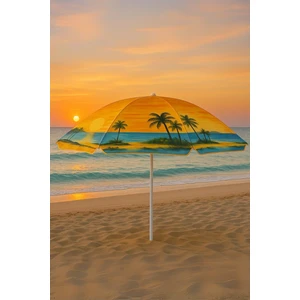 170 cm Güneş Geçirmez Şemsiye – Plaj, Balkon – Eğilebilir, Hafif ve taşınabilir