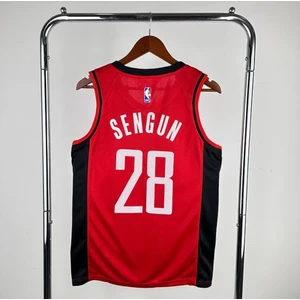 Houston Rockets 2025 Alperen Şengün Basketbol Forması (Red)