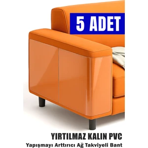 Kedi Koltuk Tırmalama Koruyucu Şeffaf Yapışkanlı Mobilya Tırmalama Önleyici Koruma Bandı 20X50 cm