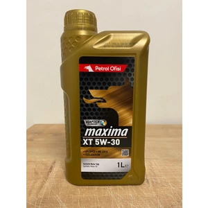 Petrol Ofisi Maxima Xt 5W-30 1litre Sentetik Motor Yağı (04/2025 Üretim)