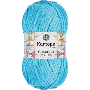 Yumurcak Kadife El Örgü İpi Turkuaz K515