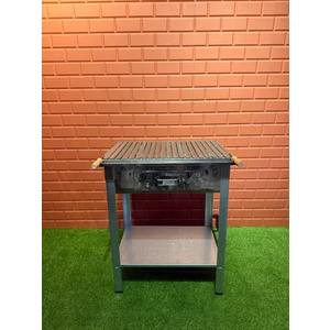 60X40 Portatif Ayak Krom Gövde 2mm Izgaralı Mangal