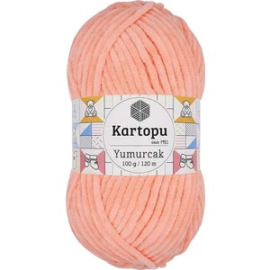 Yumurcak Kadife El Örgü İpi Somon K218