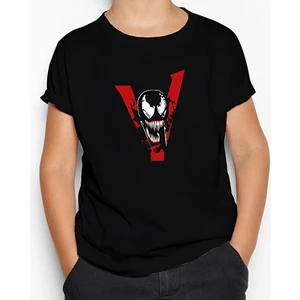 Venom V Siyah Çocuk Tişört
