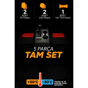 Kia Stonic 2022 Model 4d Line Kırmızı Havuzlu   Paspas