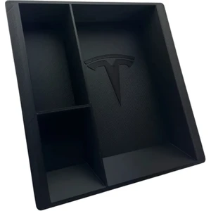 Tesla Eski Model Y Uyumlu 3 Bölmeli Orta Konsol Düzenleyici Araç Içi Organizer