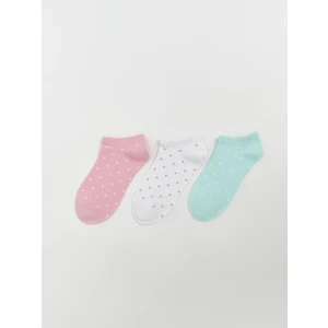 Lcw Eco  Kız Çocuk Patik Çorap 3'lü  (S5)