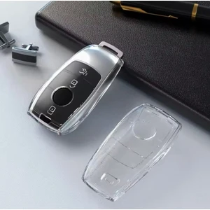 Mercedes Cle Şeffaf Anahtar Kılıfı