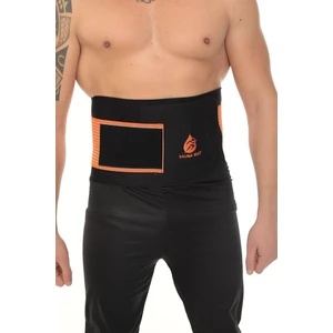 Unisex Termal Sauna Kemer Zayıflatan Kemeri Yağ Bel Göbek Incelme Terleme Korsesi Neopren Turuncu