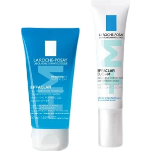 La Roche-Posay Effaclar Tanışma Kiti: Effaclar Duo M+& Effaclar Gel 50 ml-Yağlı Ciltler İçin