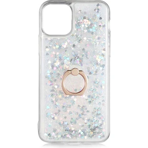 iPhone 12 Kılıf Gümüş Liss Sulu Simli Silikon Kapak Esnek İnce Geliştirilmiş Dayanıklı Darbe Karşıtı Koruyucu Yeni Nesil Tasarım