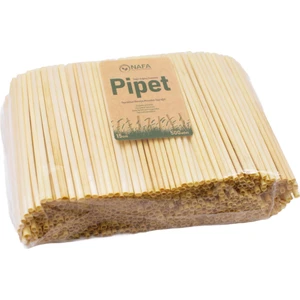 Buğday Sapı Pipet 15 cm (500 Adet)