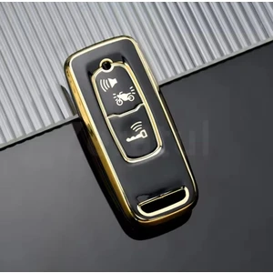 Honda Pcx 150 125 2021-2022-2023-2024-2025 Anahtar Kılıfı Siyah-Gold
