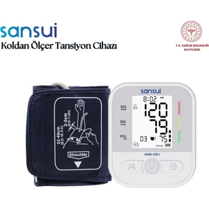 Geniş Manşonlu Koldan Ölçer Iki Hafızalı Tansiyon Aleti