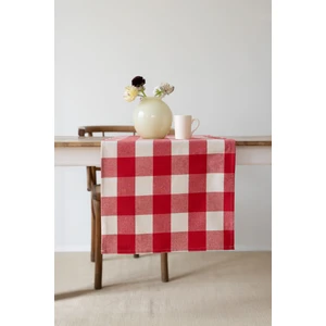 Sora | Keten Pötikare Kırmızı Runner 40 x 150 cm