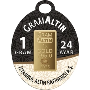 1 Gram 24 Ayar Külçe Altın