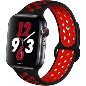 Apple Watch Uyumlu 1 2 3 4 5 6 7 38MM 40MM 41MM Spor Silikon Tme Kordon