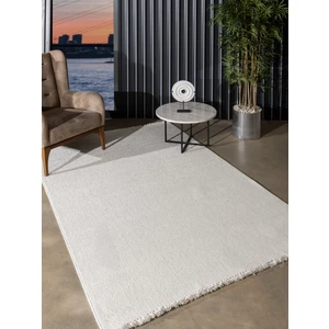 Azura İskandinav Salon Halısı Mutfak Halısı Yolluk Bukle Dokuma Halı Tozumaz Beyaz  Halı AZR-07