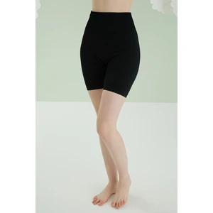 Nbb Siyah Dikişsiz Yüksek Bel Kısa Tayt