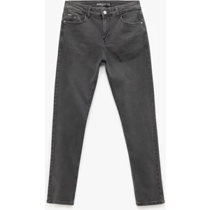 Normal Paça Pamuklu Cep Detaylı Slim Fit Jean Pantolon - Brad Jean