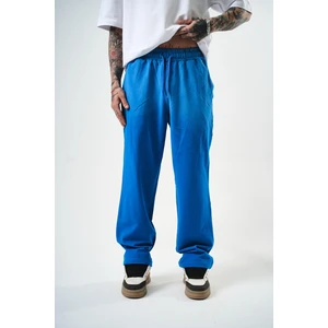 Erkek Sprey Baggy Eşofman Altı Mavi