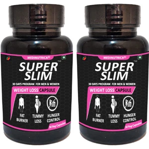 Super Slim 2 Adet Fiziğinizdeki Hafifliğin ve Inceliğin Için Bay Bayan 30 Lu Caps