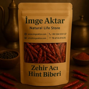 İmge Aktar Hint Atom Acı Sivri Biber 50 gr
