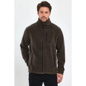 Erkek Polar Tam Fermuarlı 3 Cepli Outdoor Polar Ceket Tactical Flecee Polar-Gns