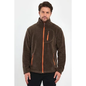 Erkek Polar Tam Fermuarlı 3 Cepli Outdoor Polar Ceket Tactical Flecee Polar-Gns