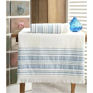 Pamuklu 2'li Banyo Havlu Seti Hamamtakımı Seti Günlük Çeyizlik Banyo Havlusu (70X140-50X90)