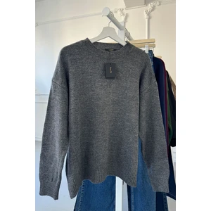 Bisiklet Yaka Basic Orijinal Kazak- Antrasit