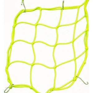 Motosiklet Kask Filesi – 6 Kanca | Neon Sarı | 1 Metre Esneyebilir