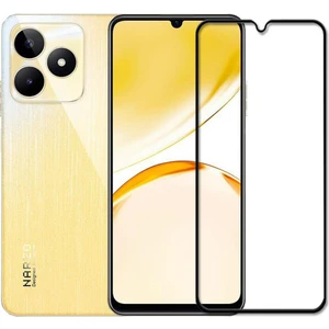 Realme C53 Kırılmaz Cam Tam Ekran Koruyucu 150CC Antistatik Büyük Kenar 9h Gerçek Temperli Koruma