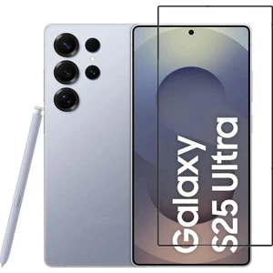 Samsung Galaxy S25 Ultra Uyumlu Tam Kapatan Tamperli Cam Ekran Koruyucu Kırılmaz Cam