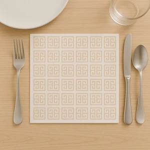 CKM Silikon Desenli  Peçete 20'li