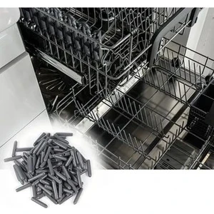 100 Adet Pas Önleyici Bulaşık Makinesi Sepet Çubukları Için Plastik Kapak Uçları Çizilmeleri Önler - Gri Renk