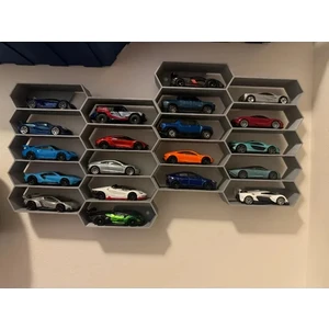 Hot Wheels Araç Uyumlu Duvar Garajı (40 Araçlık Set)