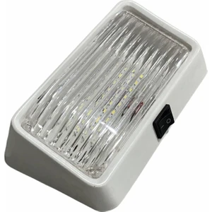 12V TAVAN LAMBASI 18 LEDLİ (ANAHTARLI) BEYAZ (150*89 MM)
