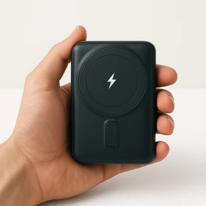 12.000 Mah Magsafe Standlı Powerbank Hızlı Şarj Taşınabilir Güçlü Manyetik  Şarj Cihazı