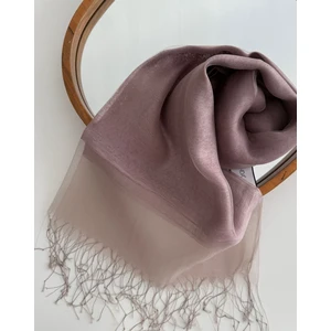 Ipekli Çift Kat Tüllü Şal