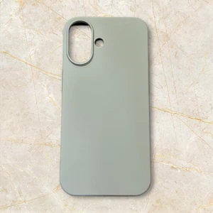 I Phone 16 Kadife Iç Dokulu Lansman Silikon Kılıf