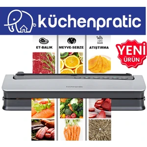 Küchen Pratic VS6310 Ev Tipi Elektrikli Vakum Makinesi - 10 Adet Vakum Poşeti