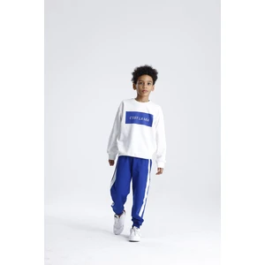 Baskılı Tek Çizgili Eşofman Takım