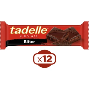 Bitter Tablet Çikolata 30 gr x 12 Adet