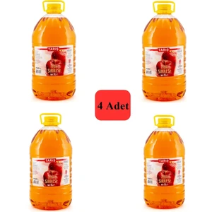 Elma Sirkesi 5 Lt Pet(Dar Ağızlı) 4 Adet
