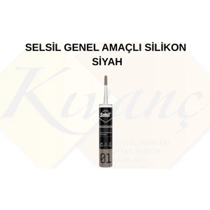 Genel Amaçlı Silikon Siyah 280 gr