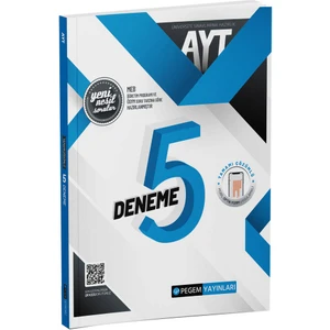 Pegem Akademi Yayıncılık AYT Tamamı Çözümlü 5 Deneme