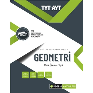 Pegem Akademi Yayıncılık TYT - AYT Geometri Ders İşleme Föyü